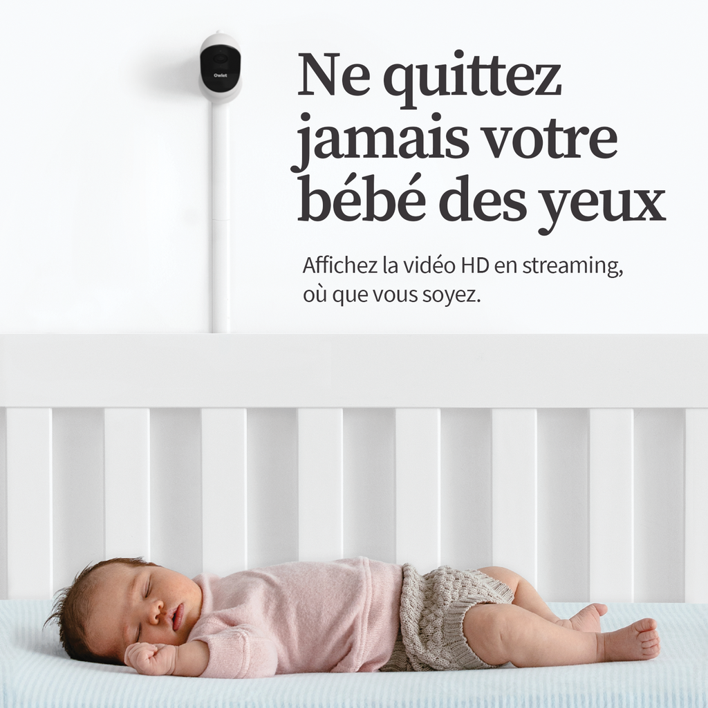 Chaussette et caméra Owlet - Moniteur bébé intelligent : InHealth